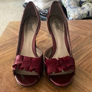 Burgandy heels